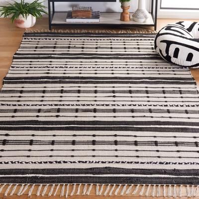 SAFAVIEH Handmade Striped Kilim Isolinda Flatweave Cotton Rug