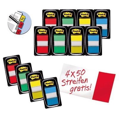 Post-it Haftstreifen Index 680-P12 Promotion farbig 12 St./Pack.