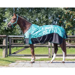 QHP Turnoutdecke Collection mit Fleecefüllung marble, QHP17_Gr.: 165