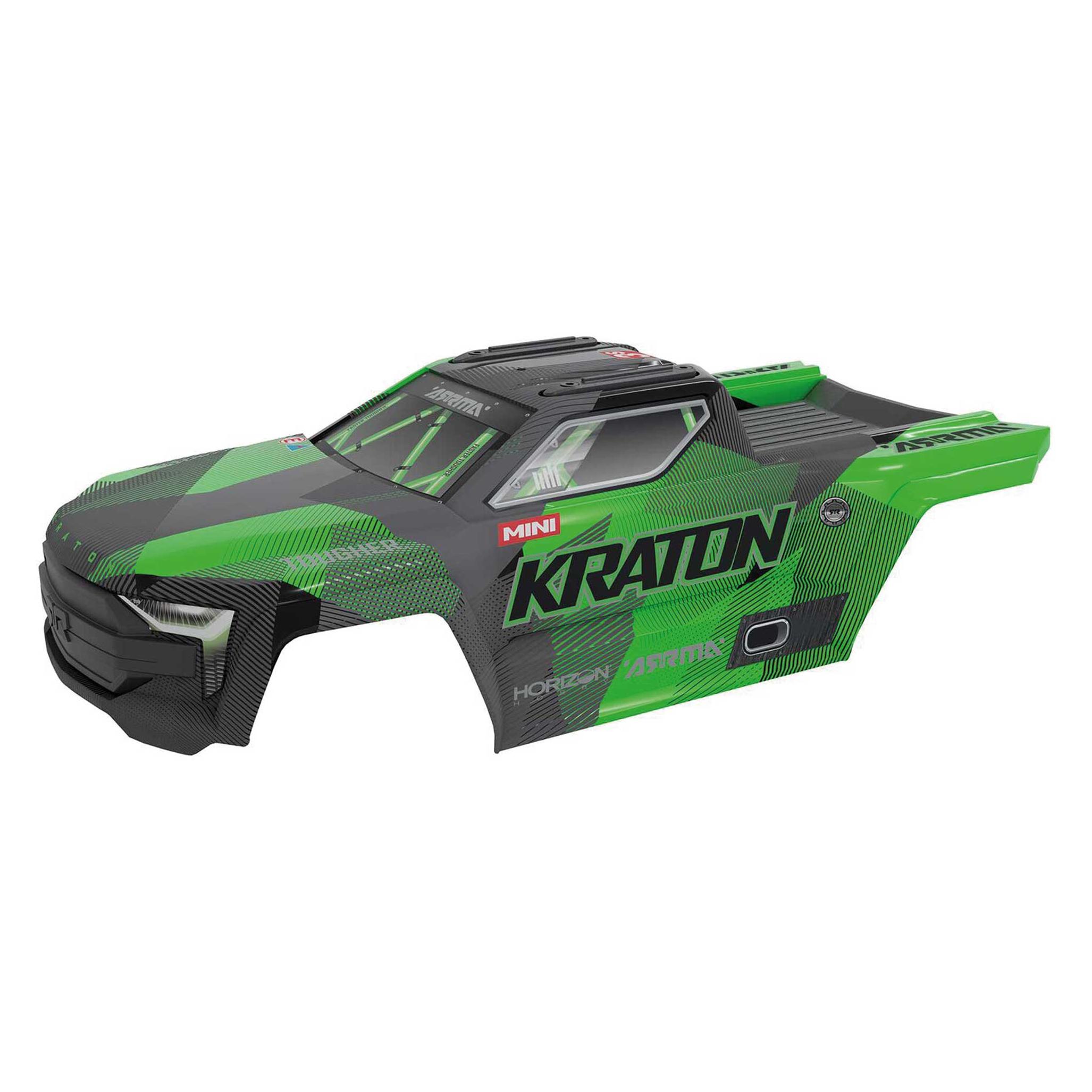 Arrma Mini KRATON Body (Black/Green) (ARA-2655)