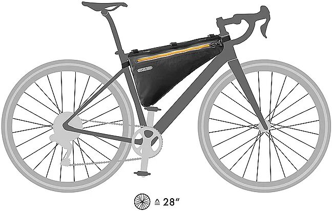 ORTLIEB Fahrrad Rahmentasche Frame-Pack 6L schwarz B