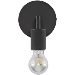 Nova Luce 9501233 Royal E27 Wandleuchte Schwarz
