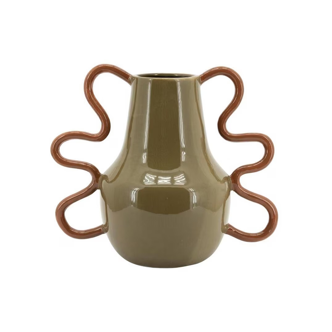 By-Boo Vaas Hear me 3 Dolomiet, Veelkleurig, Hoogte: 37 cm