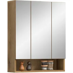 Spiegelschrank Aqua Eichefarben