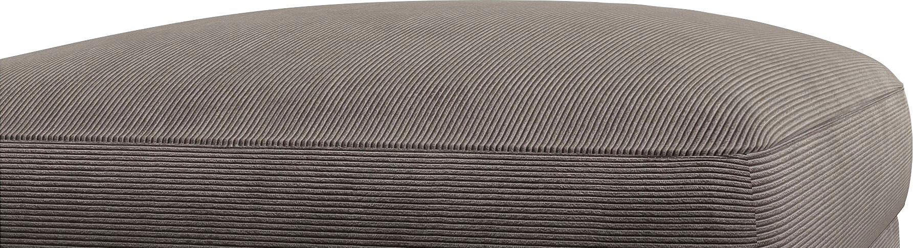 Pouf FLEXLUX "Belle Polsterhocker, Sitzhocker", braun (taupe braun), B:95cm H:43cm T:73cm, Poufs, Pouf, Skandinavisches Design, In hochwertiger Verarbeitung