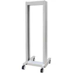 Schroff 19"-Laborgestell, fahrbar - 19"LABORGESTELL 36HE RAL7035 (36 HE, 19 Zoll Rack), Serverschrank, Grau