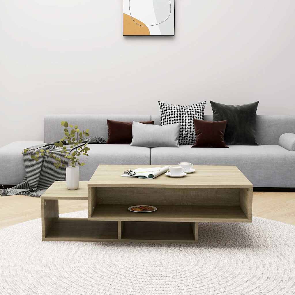vidaXL Table basse Chêne sonoma 105x55x32 cm Bois d’ingénierie