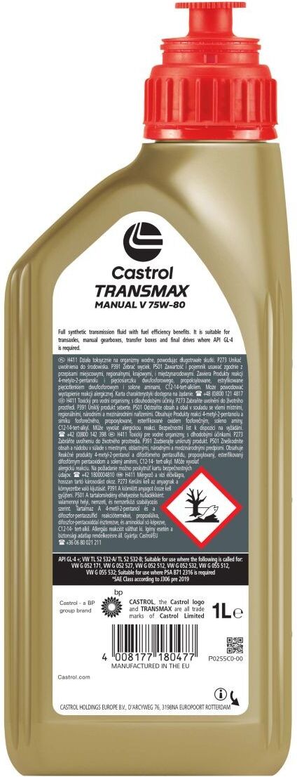 CASTROL 15F224 Transmission fluid
