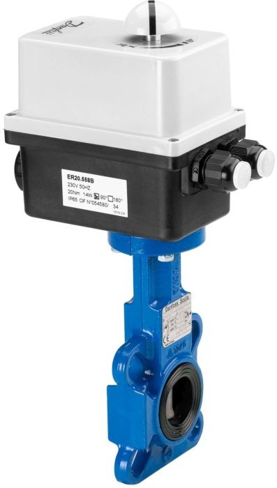 Danfoss mot, Absperrklappe 065B8449 DN350, 230V, Klappensch, Epoxid, FL