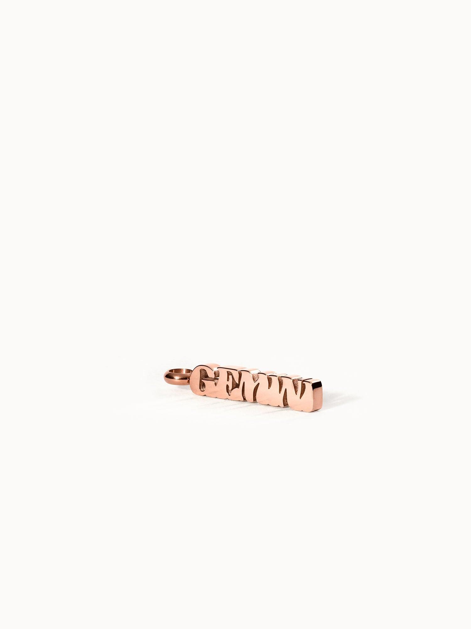PURELEI Gemini Letter Charm