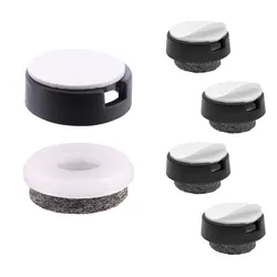 WAGNER QuickClick® Filzgleiter ULTRASOFT - 4er-Set zum Kleben, 4x Basis + 4x Gleiteinsatz Ø 20 mm, DE Ware - 15830200