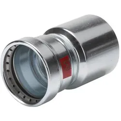 Viega, Rohrverbindungstechnik, Prestabo reduktion muffe / nippel 76,1x54mm af galvaniseret stål SC-contur (Doppelnippel)