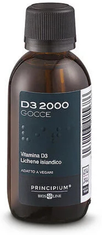 BIOS LINE SpA Principium D3 Vegan 2000 UI 50ml - Bios Line Principium D3 Vegan