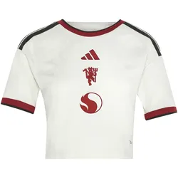 adidas Manchester United Cropped Ausweichtrikot 2026/27 Damen KC4789 - ivory XXS