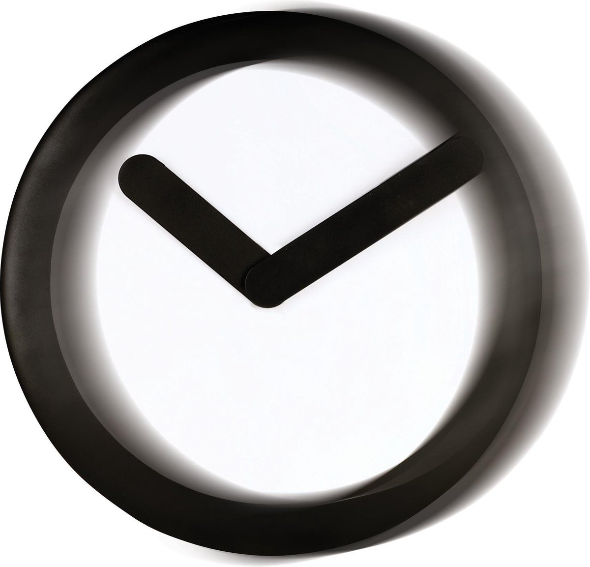 NeXtime Focus wandklok zwart analoog