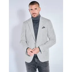 emilio adani Herren Freizeit-Sakko slim fit Grau gemustert - 50