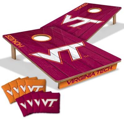 Skip's Garage Virginia Tech Hokies NCAA Tailgate Cornhole Board Set