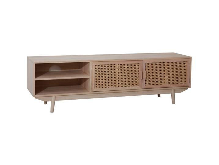 Lowboard Luigi natur MDF/Rattan B 150 cm