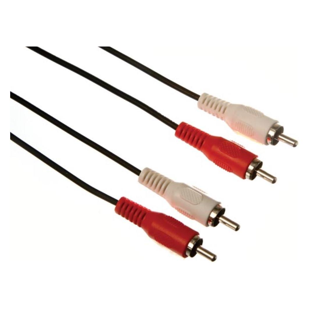 Bulk Audio cables 2 x AUDIO CINCH-STECKER AUF 2 x AUDIO CINCH-STECKER / BASIC / 1.50 m - VERGOLDET (1.50 m, Cinch Kabel) (PAC204B015N)