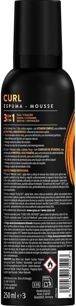Syoss Rizos Flex Mousse cachos definidos 250 ml