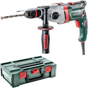 Metabo Schlagbohrmaschine SBEV 1000-2, Netzbetrieb, 1010 W, mit Tiefenanschlag und Koffer, Schnellspannbohrfutter
