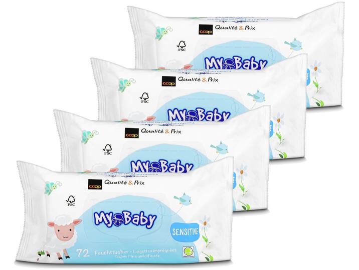 MyBaby My Baby Sensitive Feuchttücher 4x72 Stück
