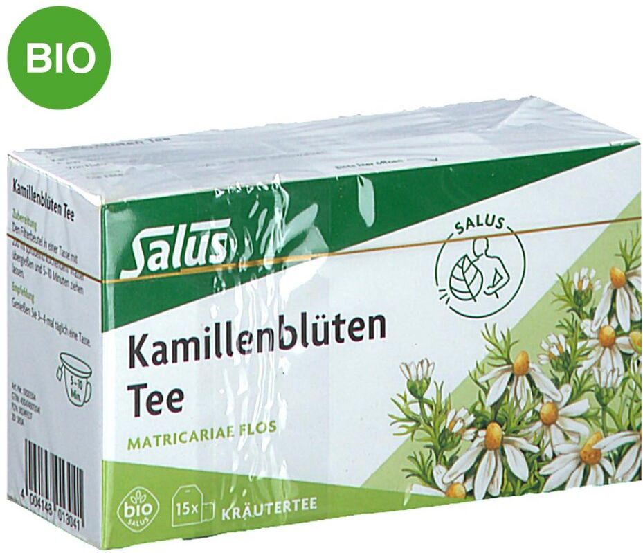 Kamillenblüten Tee Bio Matricariae flos Salus 15stk