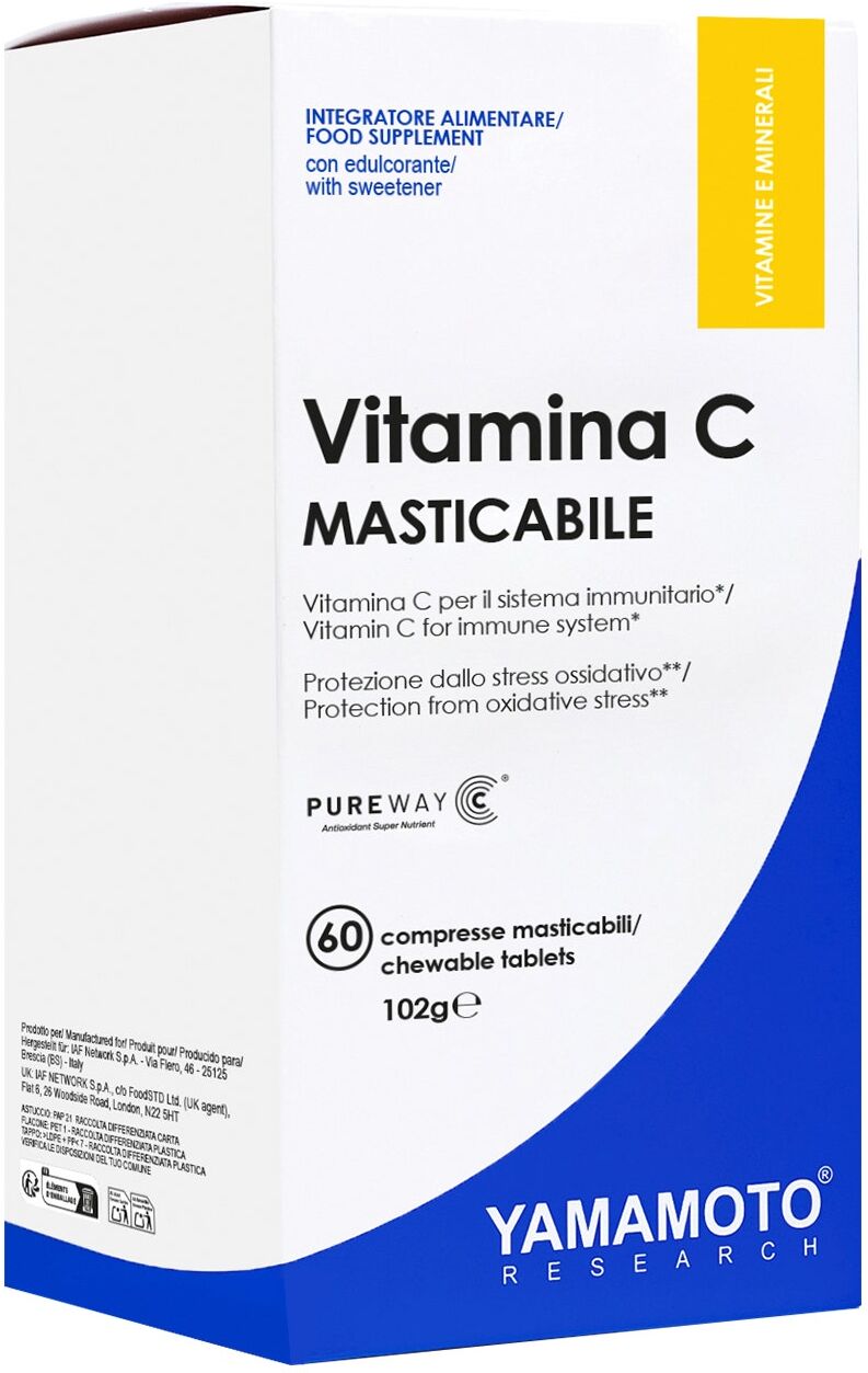 YAMAMOTO RESEARCH Vitamina C Masticabile Pureway® 60 Compresse 