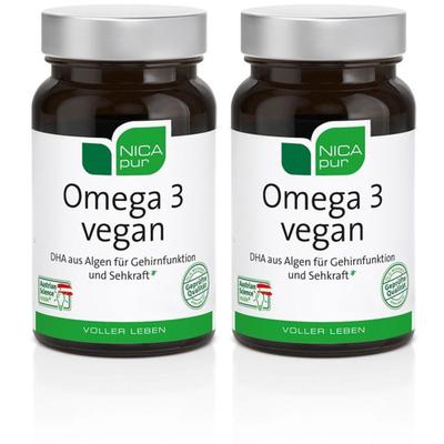 Nicapur Omega 3 Vegan x2 2x30 St Kapseln