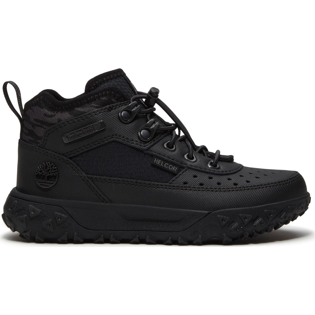 Timberland Kids Mid Bungee Sneaker blkhelcorwdkgry 1.5 TB0A6C41AJR1-1.5