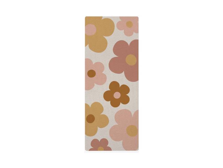 Tapis de yoga enfant marguerites groovy multicolore 62x160cm