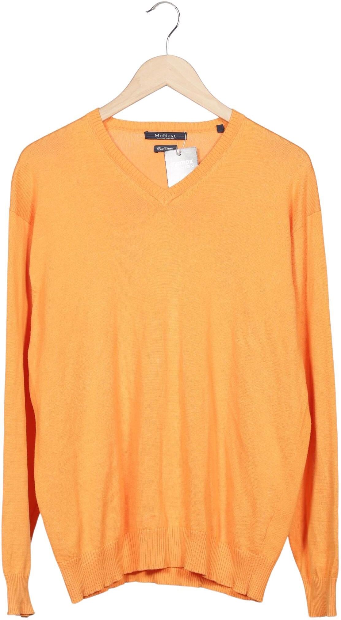 McNeal Herren Pullover, Orange, Gr. L, Baumwolle - Second Hand