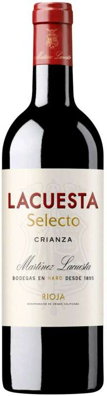 Martínez Lacuesta Selecto Crianza 2022 - Vino Crianza de España con Graduación del 14%
