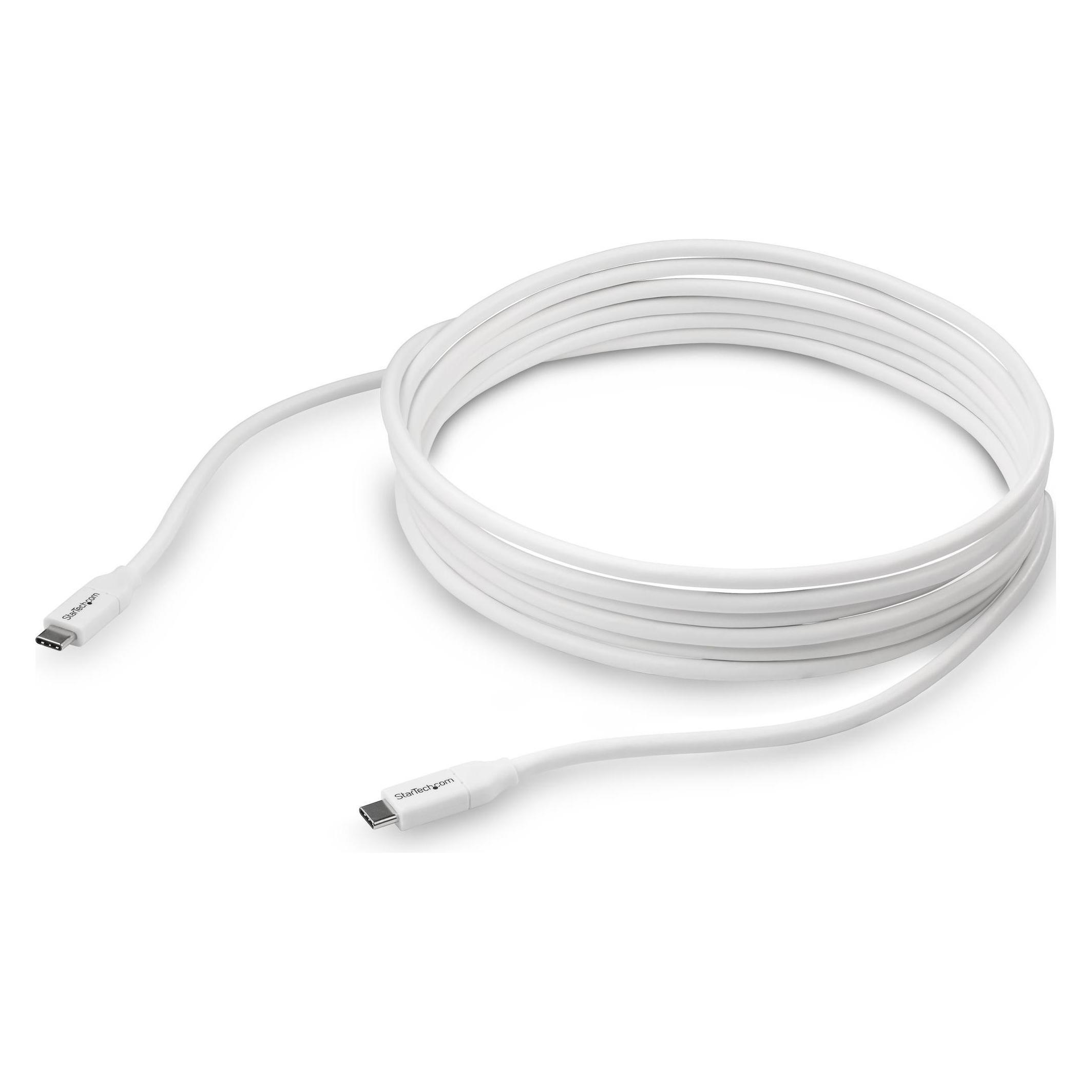 StarTech USB-C - USB-C (4 m, USB 2.0, 100 W) (USB2C5C4MW)