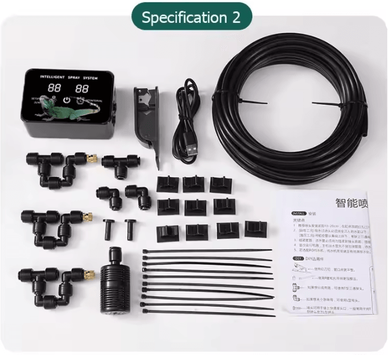 Inspire Curations Intelligent Rainforest Reptile Misting System With Automatic Timer 10 M 3 Sprays