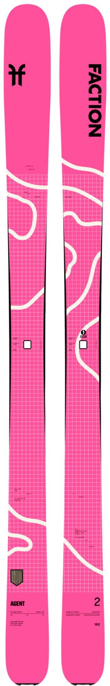Faction  - Agent 2 Pink - 155 - Ski de randonnée