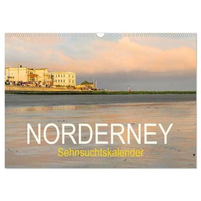 Norderney Sehnsuchtskalender (Wandkalender 2027 DIN A3 quer), CALVENDO Monatskalender