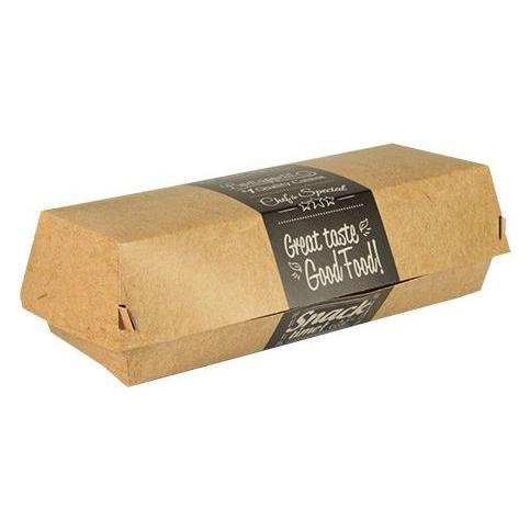 Papstar 86635 Einweg-Lebensmittelbehälter Karton Beige (50x) (86635)