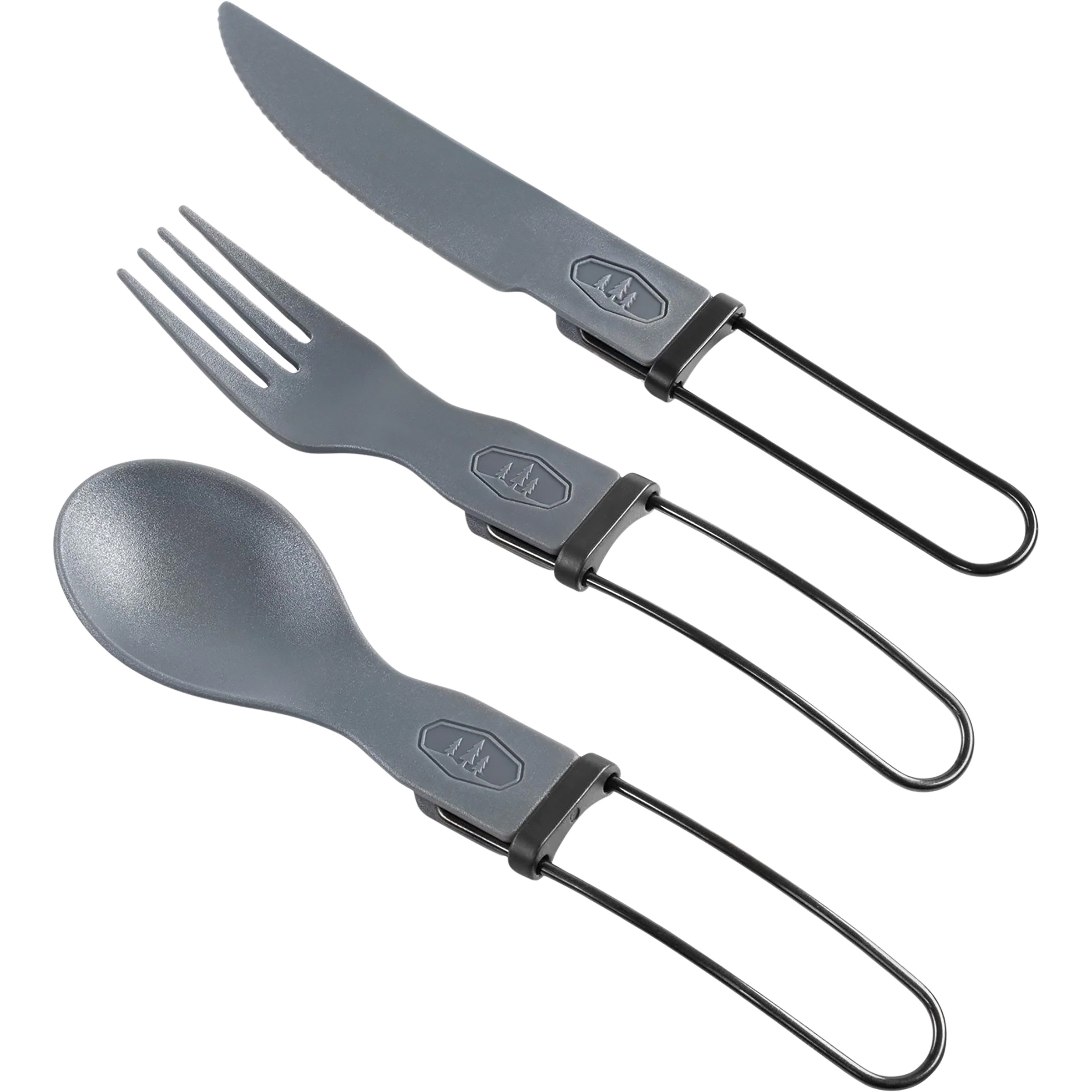 GSI Tekk Trio Folding Besteck Set Campingbesteck weiss