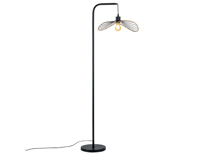 Lampadaire fer noir 25x39x144cm e27