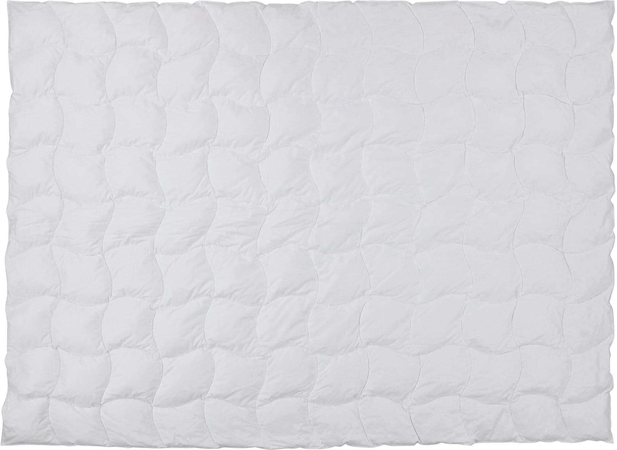 Sommerbettdecke ALBIS SWITZERLAND "Estival Elite", weiss (weiß), B:160cm L:210cm, Bezug: 100% Baumwolle. Füllung: 100% Gänsedaunen, Bettdecken, Sommerbettdecke, Extraleichtes Sommer-Daunenduvet mit Nomite-Milbenschutz weiß B/L: 160cm x 210cm, extraleicht