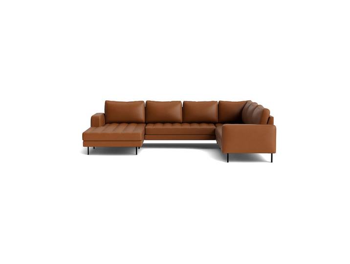 Rouge U-Form Sofa, links