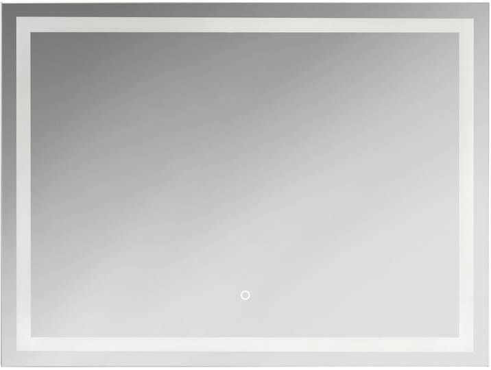 LED-Lichtspiegel JOKEY FrameLight III , silber (silberfarben), B:80cm H:60cm T:3cm, Spiegel, LED-Lichtspiegel, 80 x 60 cm