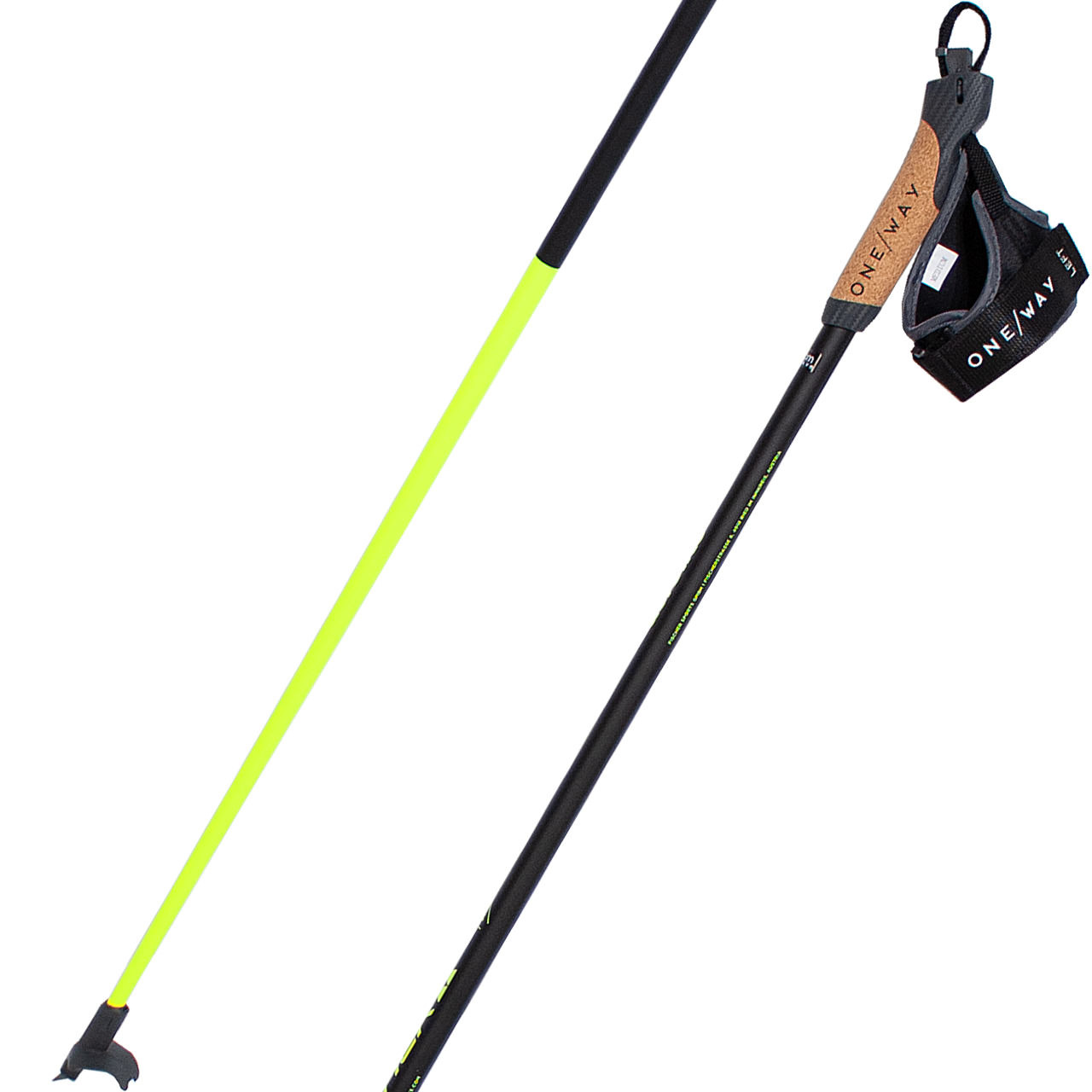 Fischer XC AEROLITE CARBON neon yellow/black - 155 cm