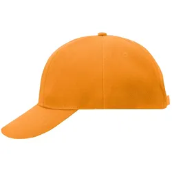 Basecap Turned "MB609" 6-Panel-Laminated - Orange