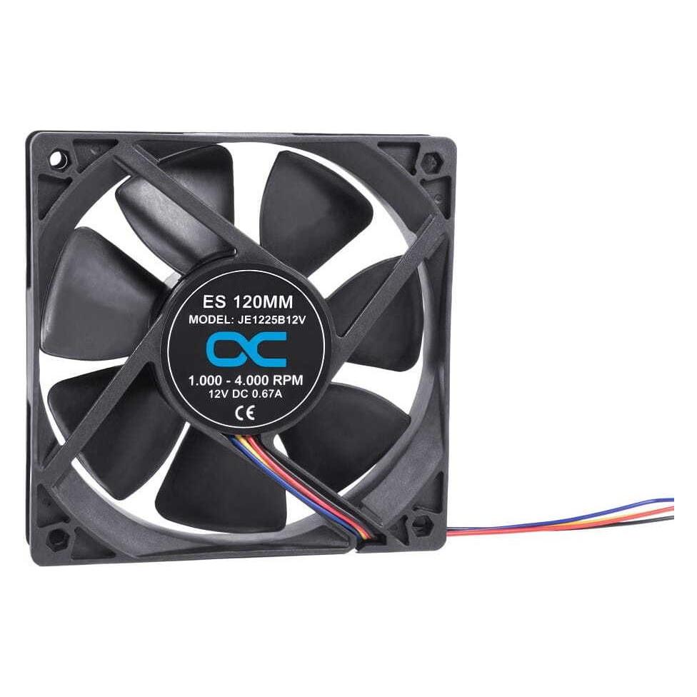 Alphacool L12 ES 120mm 1.000-4.000rpm Fan V1.1 ( 120x120x25mm ) - Two Ball Bearing - PWM (120 mm) (24860)