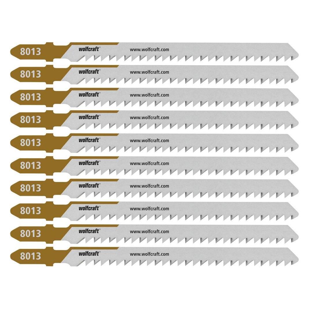 wolfcraft 8013100 10 Stichsägeblätter Weichholz Sauberer S 10 St. (8013100)