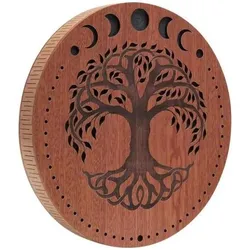 Meinl Sonic Energy Rain Disk 12 Zoll mit Stimmgabel, Perkussion, Braun