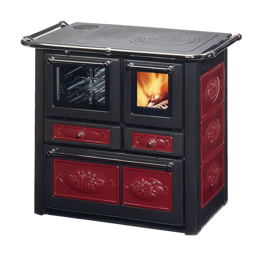 WAMSLERHAUSU Landhausherd K85F II Keramik rot links 16976857