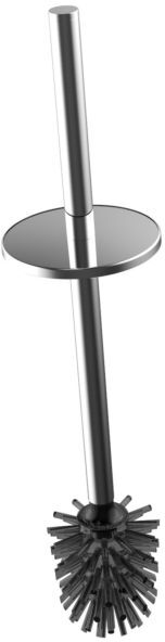 Emco Loft Bürste 351500191 schwarz, mit Deckel, Stiel chrom, für Bürstengarnitur